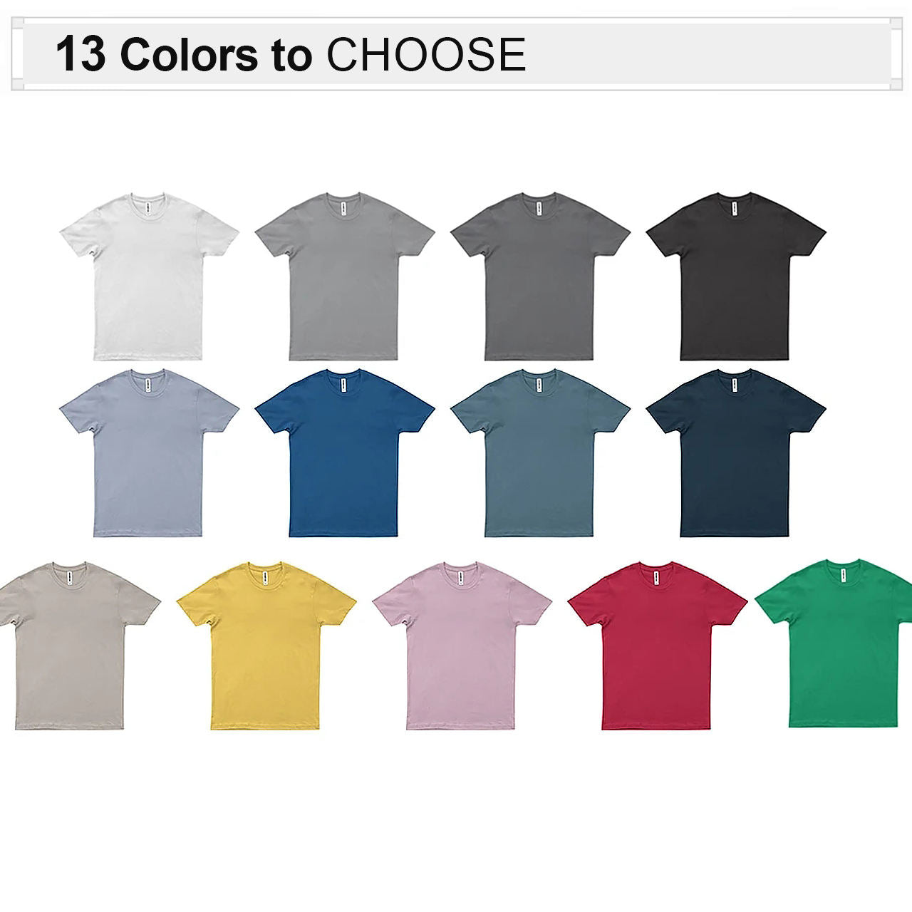 USA stocks --Blank Tee shirts 230gsm cotton for men and women
