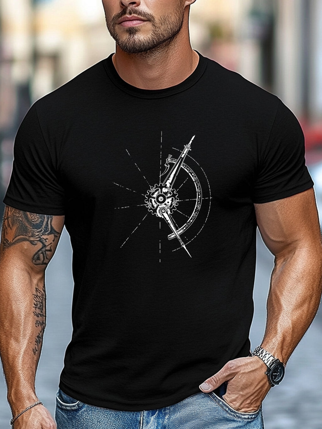 Breathable cotton fabric blank short sleeve top, comfortable to wear all summer long.