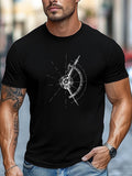 Breathable cotton fabric blank short sleeve top, comfortable to wear all summer long.