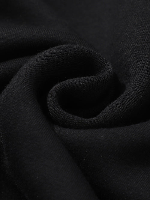 100% pure cotton blank sweatshirt, thick texture, loose cut for summer activities.