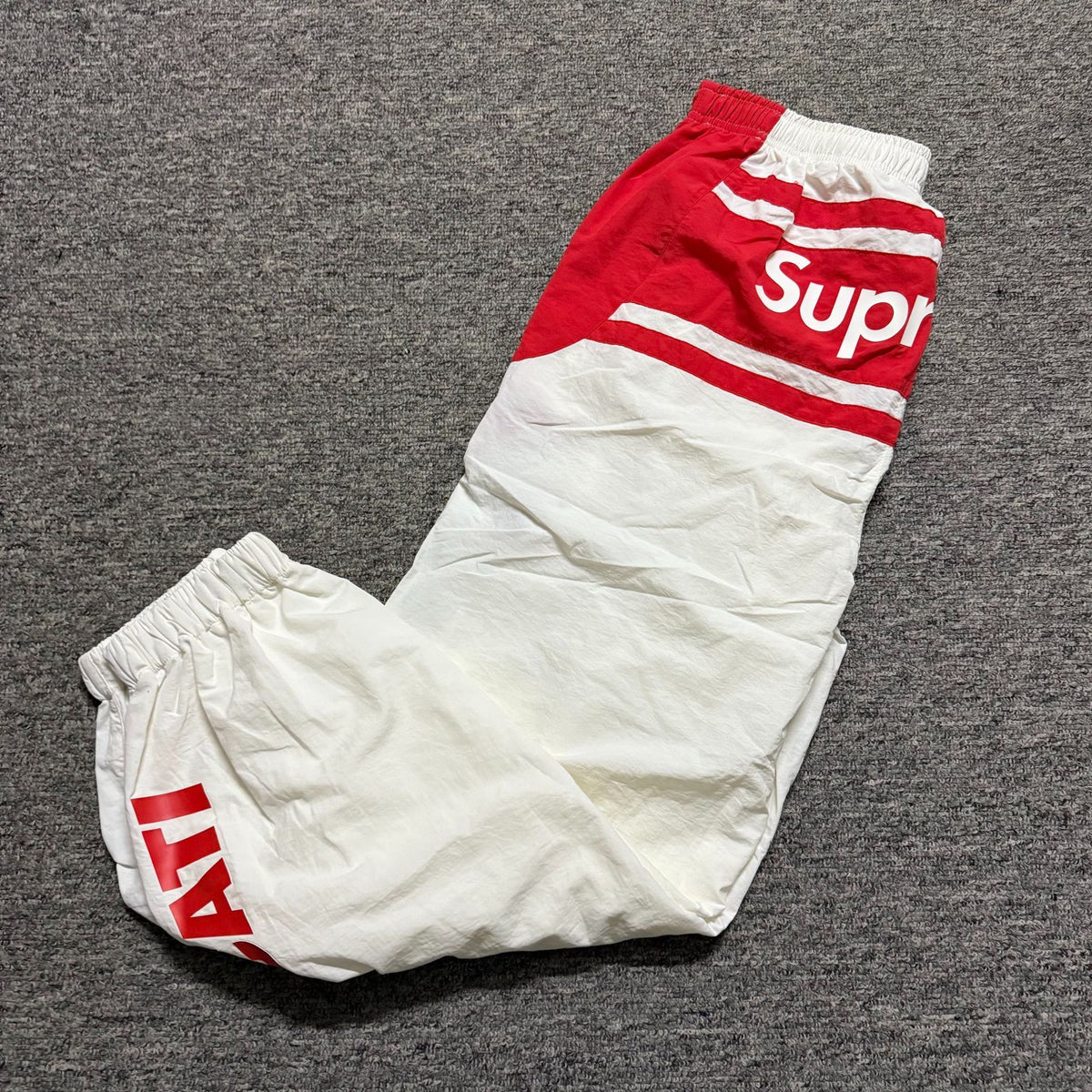 SupBox Logo Sweatpants, Heavyweight Fleece Unisex Streetwear Jogger Pants