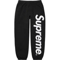 Sup Box Logo Sweatpants, Heavyweight Fleece Streetwear Jogger Pants