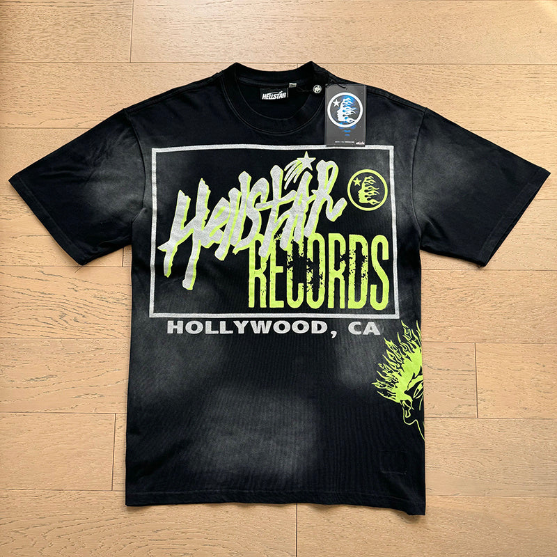 HS8002Hellstar Sports Logo Short Sleeve Graphic T‑Shirt