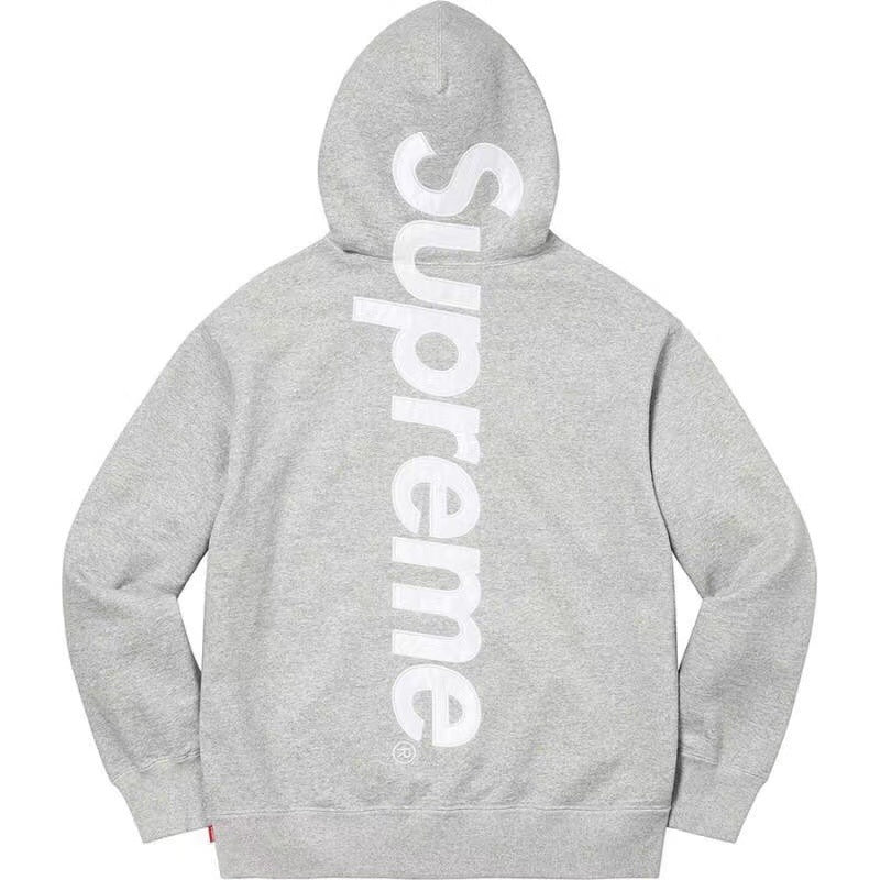 Sup Box Logo Hoodie, Classic Heavyweight Cotton Streetwear Pullover