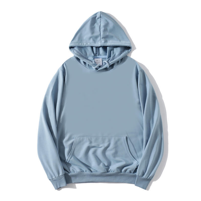 STL brand ---blue blank 430gsm 100% cotton hoodies