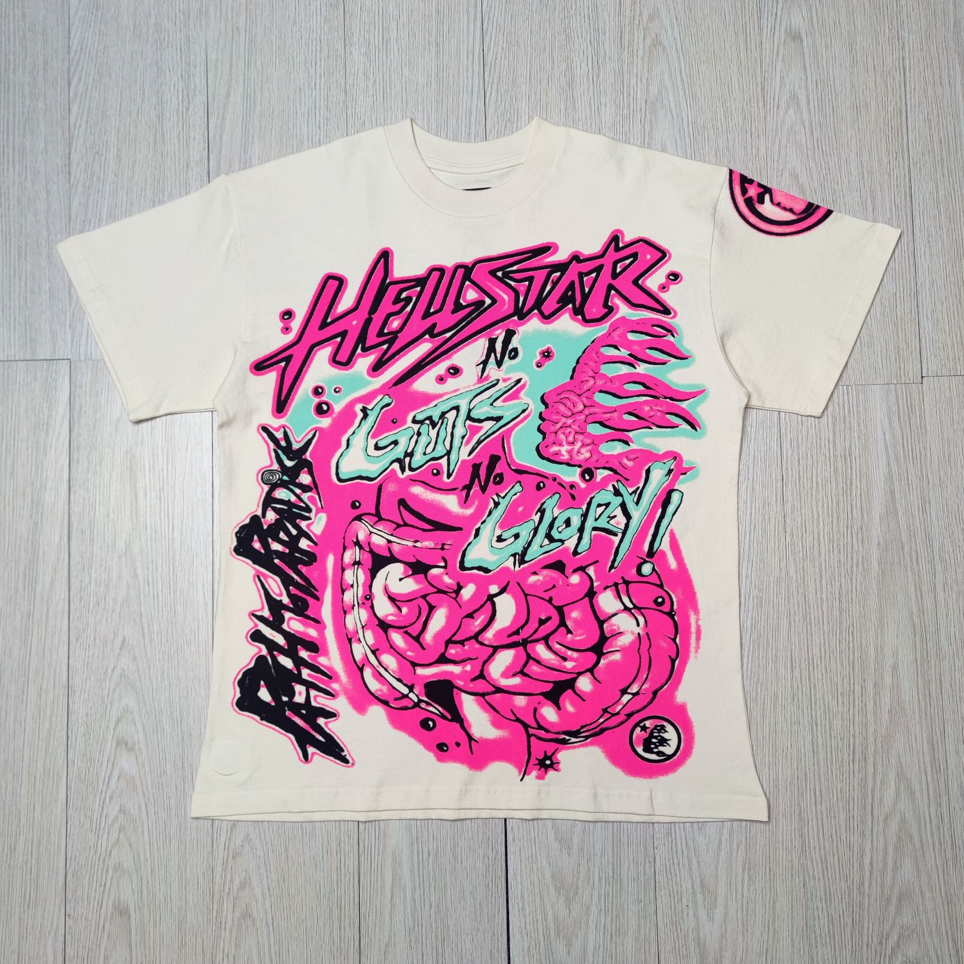 HS8004-Hellstar Sports Logo Short Sleeve Graphic T‑Shirt