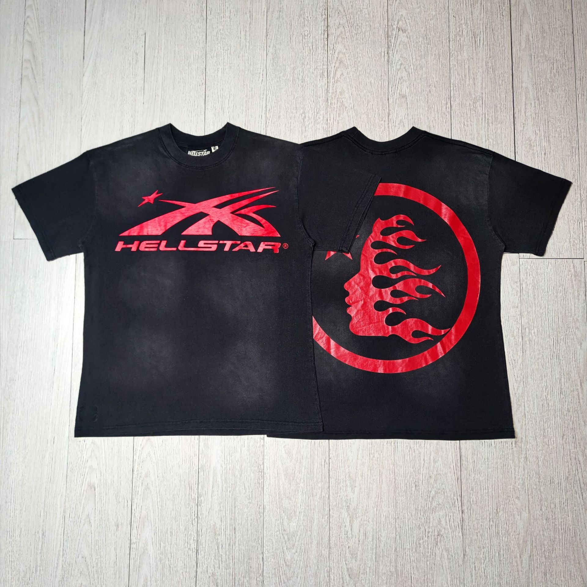 HS8004-Hellstar Sports Logo Short Sleeve Graphic T‑Shirt