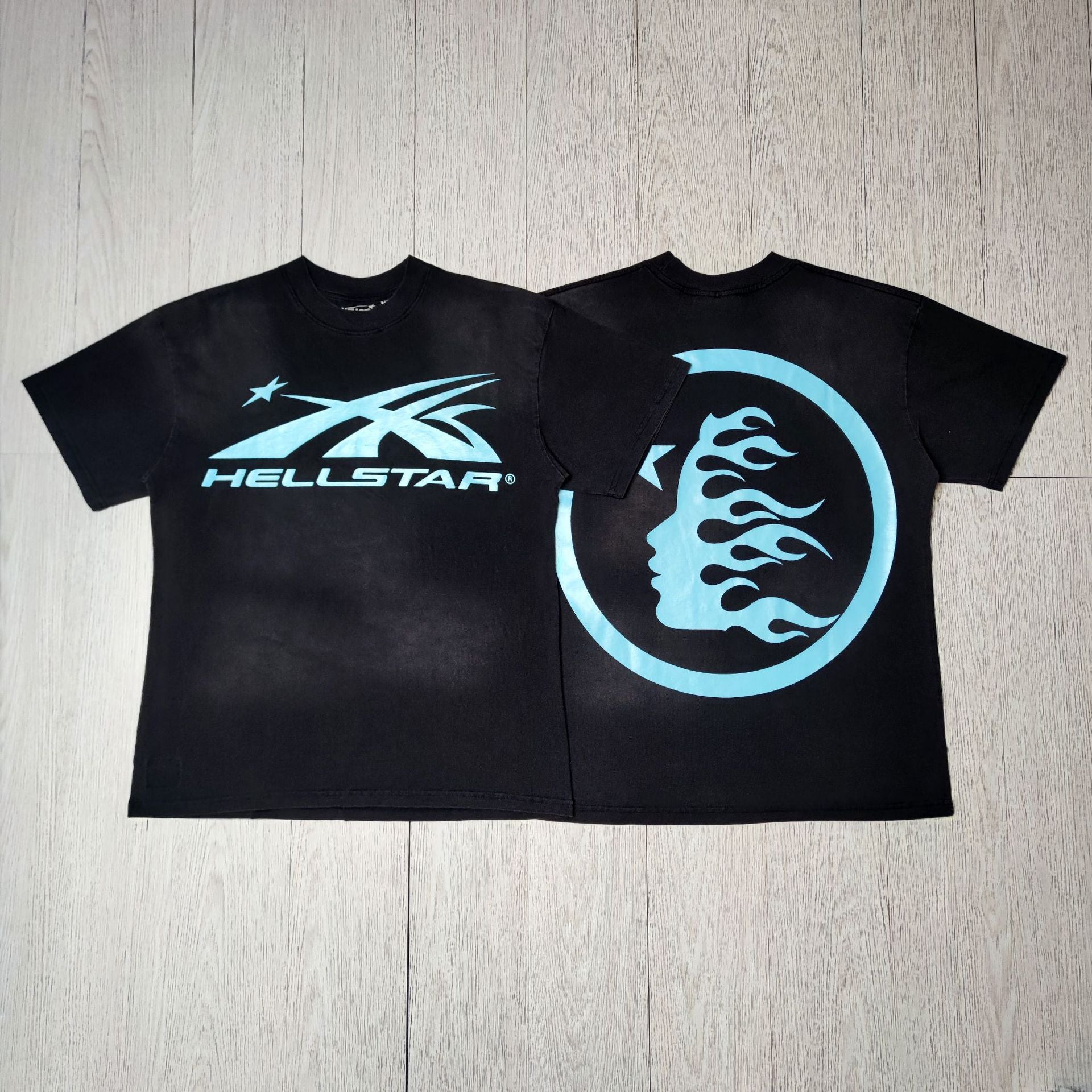 HS8004-Hellstar Sports Logo Short Sleeve Graphic T‑Shirt