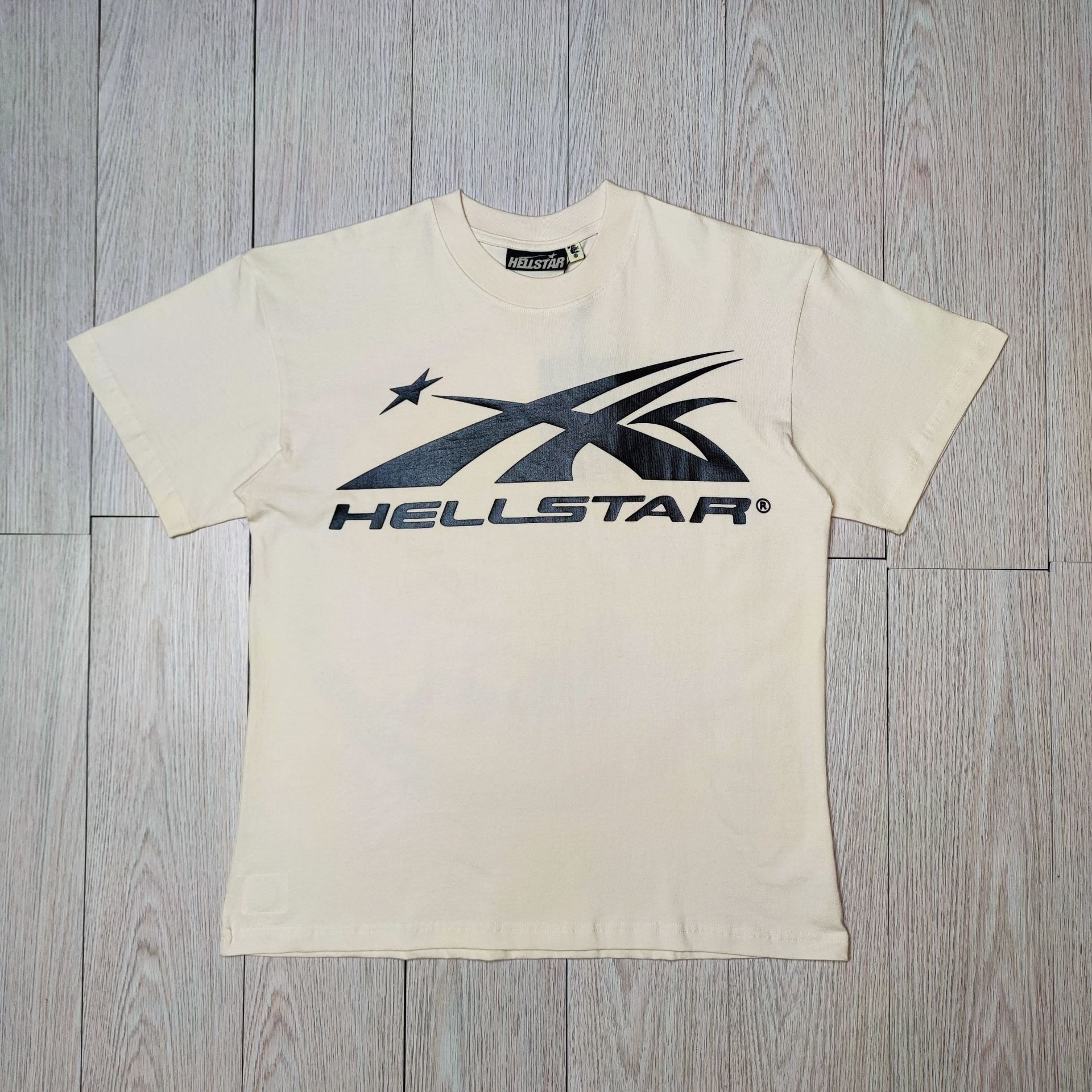 HS8005Hellstar Studios Classic Logo Graphic T‑Shirt Vintage Wash