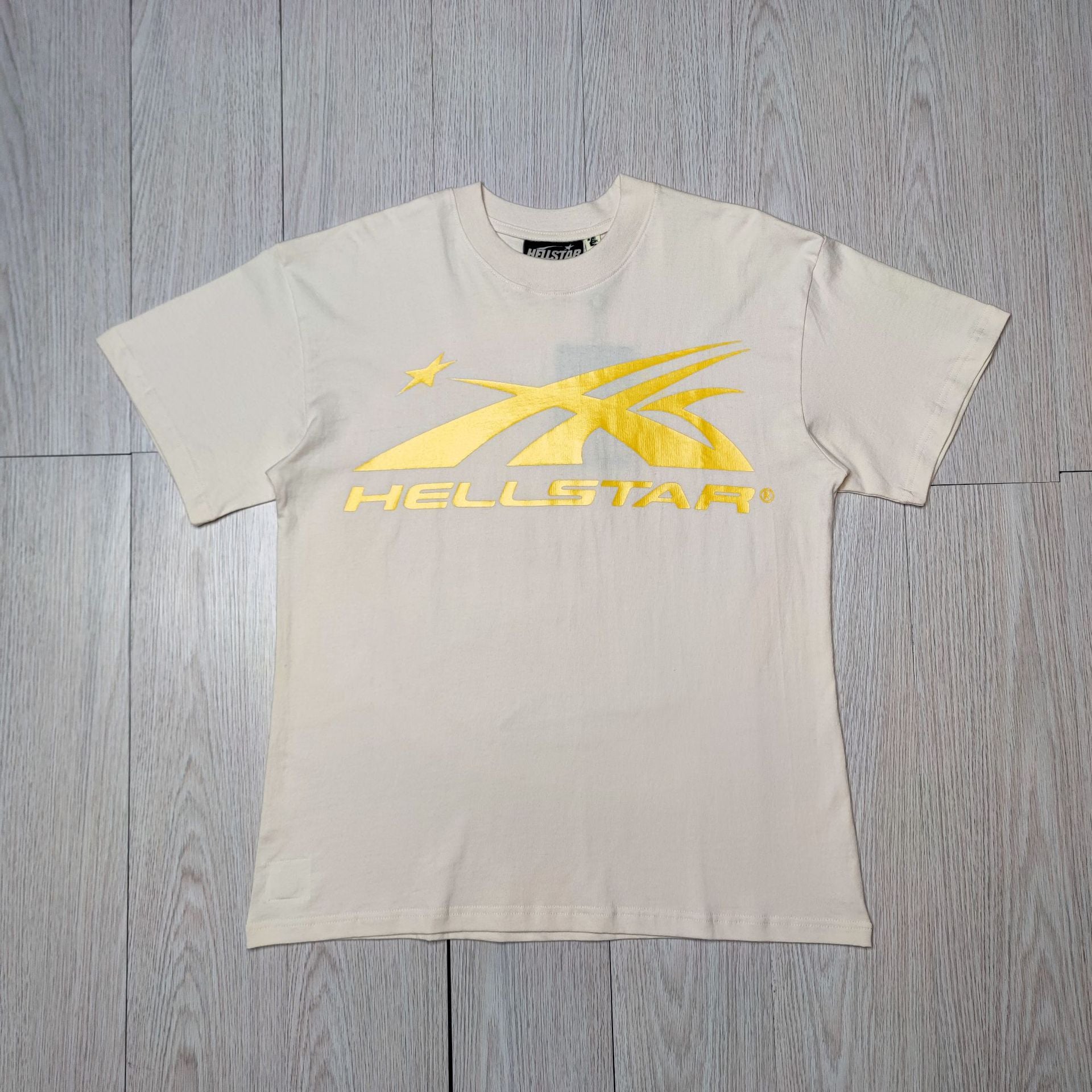 HS8005Hellstar Studios Classic Logo Graphic T‑Shirt Vintage Wash