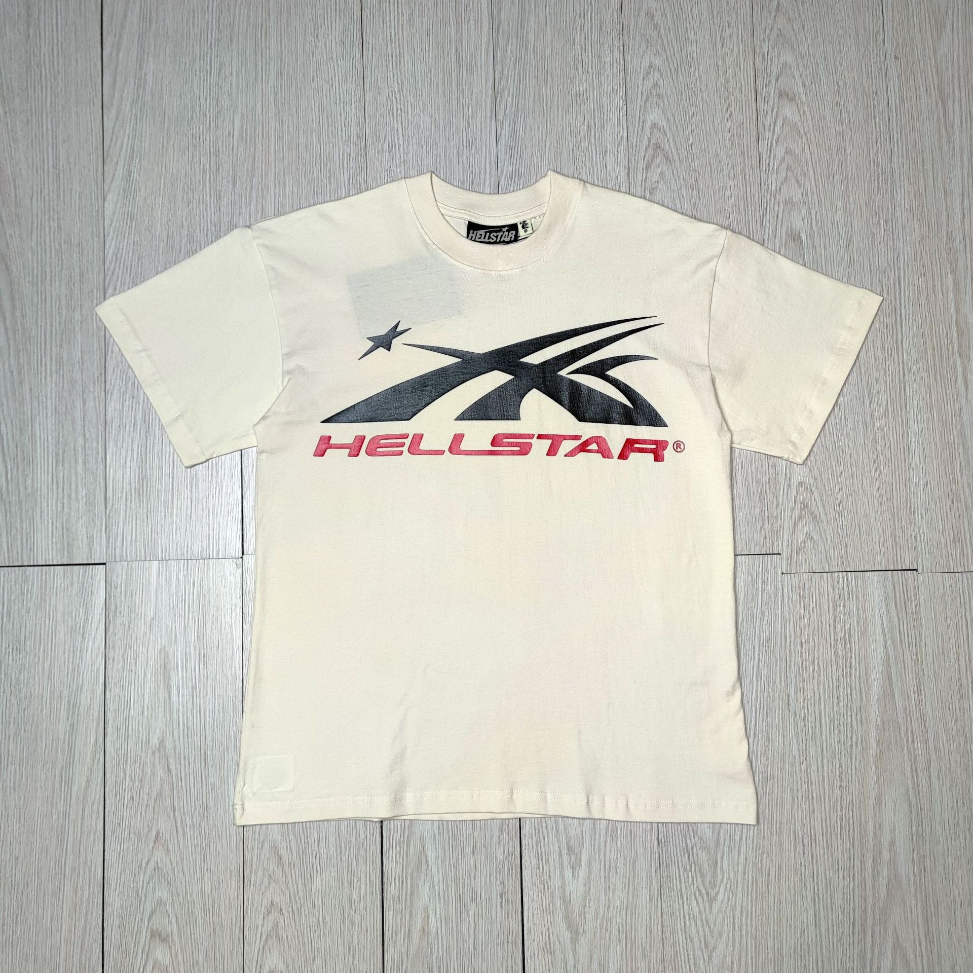 HS8005Hellstar Studios Classic Logo Graphic T‑Shirt Vintage Wash