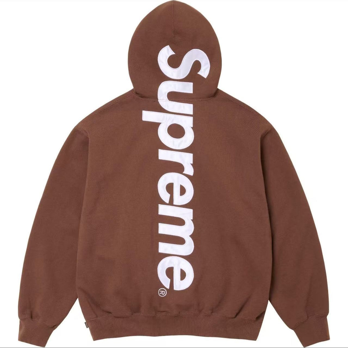 Sup Box Logo Hoodie, Classic Heavyweight Cotton Streetwear Pullover
