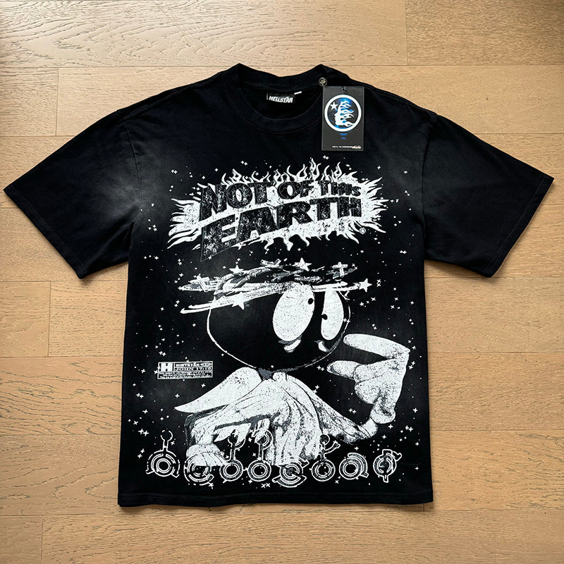 HS8020 Hellstar Icon Statement Print Oversized Streetwear T‑Shirt