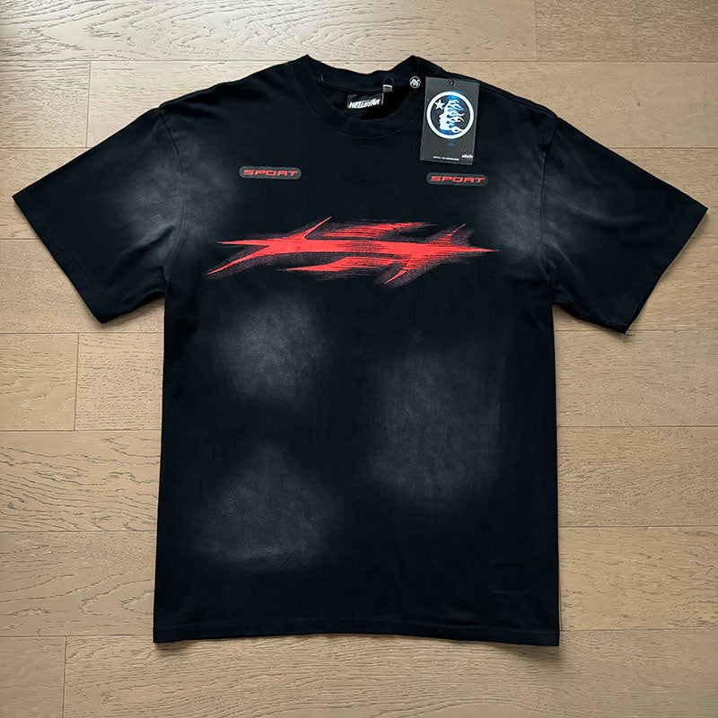 HS8020 Hellstar Icon Statement Print Oversized Streetwear T‑Shirt