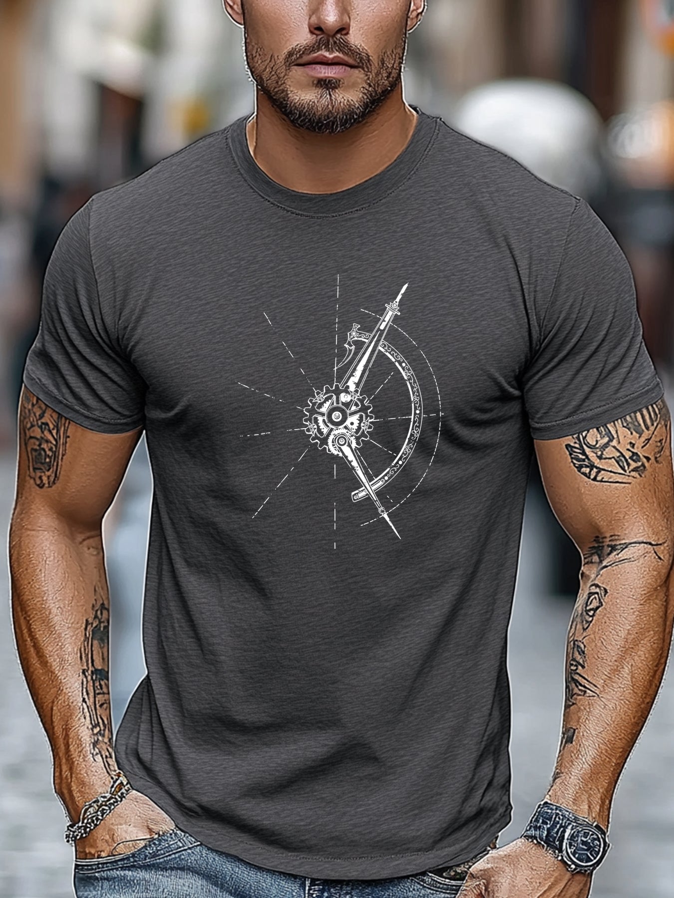 Breathable cotton fabric blank short sleeve top, comfortable to wear all summer long.
