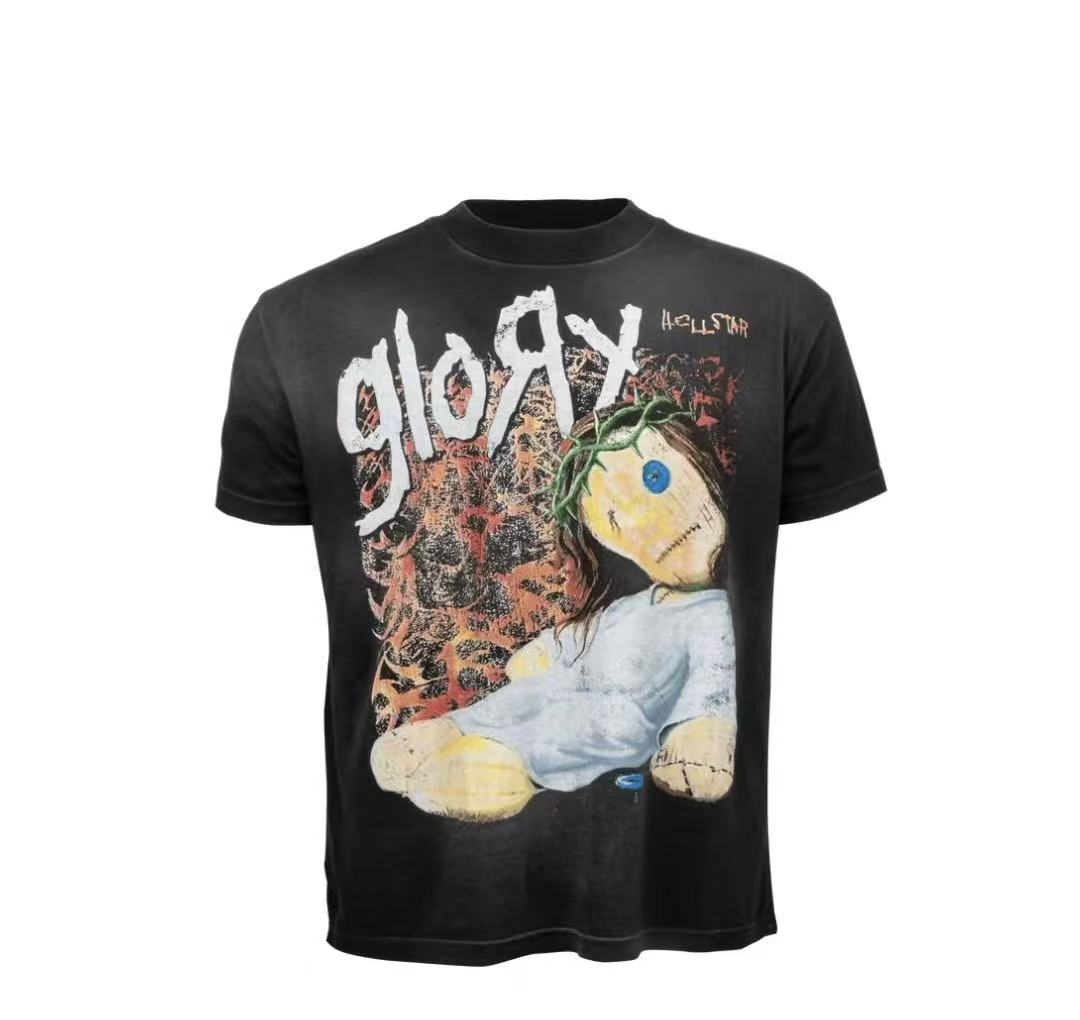 HS8020 Hellstar Icon Statement Print Oversized Streetwear T‑Shirt